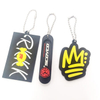 Custom Garment Shirt Shoes Bags Swing Tag Silicone Rubber Shoe Lace Charm Tags with Metal Ball Chain Fastener