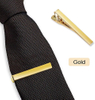 Wholesale Factory Set Clasp Custom Logo Gold Black Silver Metal Tie Bar Pin Blank Men Necktie Shirt Blank Tie Clips