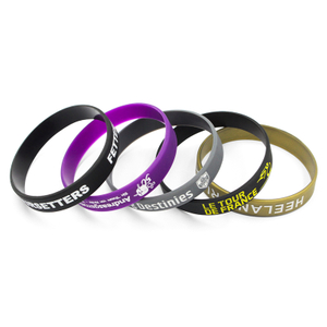 Wholesale Promotional Business Gift Festival Sports Event Pvc Wrist Band With Logo Bracelets Custom Rubber Silicone Wristbands