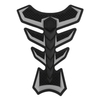 Custom Logo Color Motorcycle Sport Bike Gas Tank Pad Cover Decal Protector Sticker Black-Gray