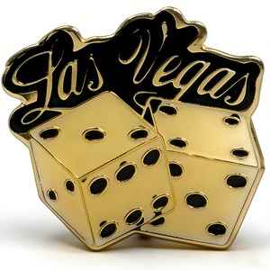 custom Las Vegas Dice Pin