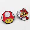 Lapel Badges Labels Wholesale Super Mario Cartoon Anime Pin Mario Bros Enamel Pins Super Mario Metal Pin for Souvenir