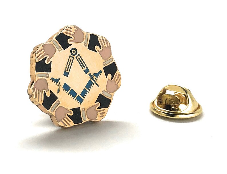 High Quality Free Design Custom Freemason Irregularly Masonic Shaped Soft Enamel Lapel Pins for Sale