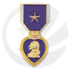 PURPLE HEART WITH GOLD STAR PIN