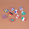 National Flag Brooch Enamel Pin, Clothes Accessories Brooch Travel Commemorative Lapel Badges