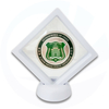 Custom Military Silver Challenge Coin for Plastic Display Stand Collectable