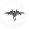 metal circle gold Military Police Badge