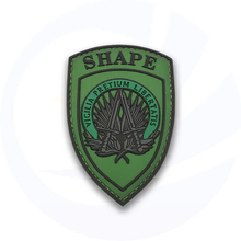 Military Blueberry Orange PVC Patch