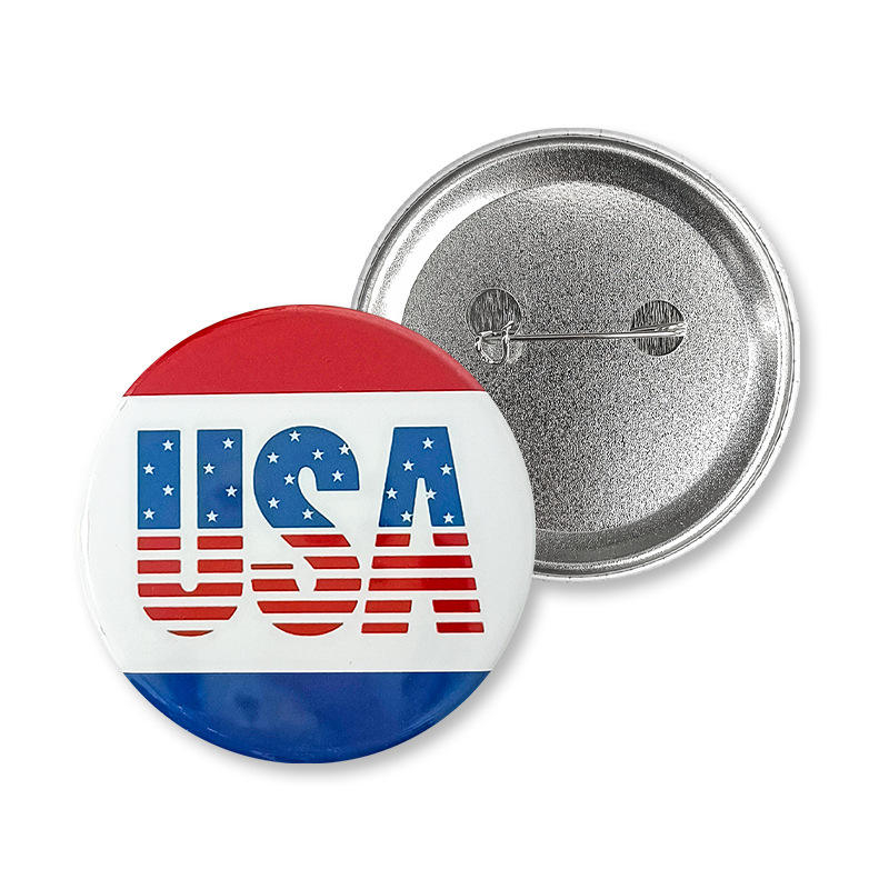 wholesale promotional swag item supplier custom political campaign button badges