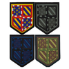 Custom Locking Area LOGO Tactical Badges Iron on Hook and Loop France Boy Scout Patrol Rubber Pvc Patches