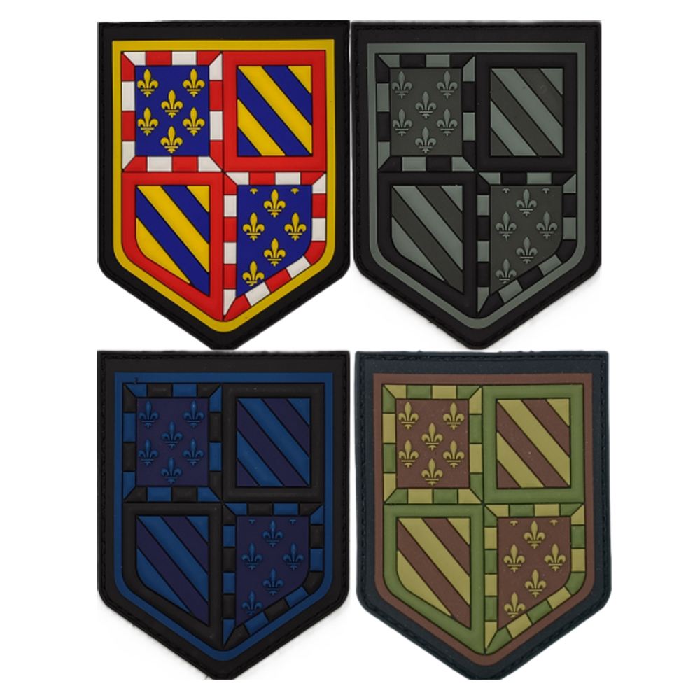 Custom Locking Area LOGO Tactical Badges Iron on Hook and Loop France Boy Scout Patrol Rubber Pvc Patches