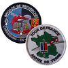 High Quality Custom France National Flag Embroidery Badges Armband Iron on Patches With Hook And Loop