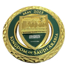 Customised Antique Cooper Plated Anniversary Coin Bulk Custom Saudi Arabic University Large Metal Souvenir Challenge Medal Coin