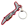 Customized Middle East Airplane Key Chain for Advertisement Factory Cheap Price Custom Pvc Rubber Keychain for Promotion Gift