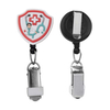 Medical Retractable Pull Badge Reel ID Lanyard Name Tag Card Badge Holder Reels Doctor Nurse Supplies Credential Holder 3D PVC