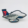 Professional Custom Aircraft Clothing Hat Airplane logo 3D Soft Rubber PVC Silicone Embossed Patch Label Tactical Pvc Patch