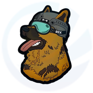 Patriot Pets - Rex The Tactical German Shepherd dog Patch + Sticker