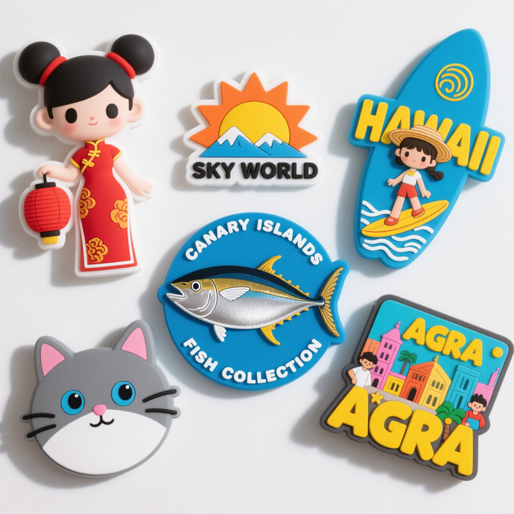 Promotional Souvenir Country Blank Rubber Customized 3D Magnet Fridge Custom PVC Fridge Magnet Custom