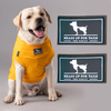 Custom 3D Embossed Soft PVC Label Rubber Patch for Dog Shirt Adhesive Waterproof Logo Custom Stick Dog Glass Pet Heart
