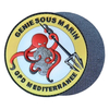 Custom Moral Logo 3D Soft Transfer Diver Bomb Disposal Expert Pvc Custom Rubber Patches Iron on Label Back Velcro for Garment