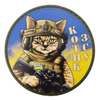 Custom Ukraine Cat PVC Morale Patch UV Printing Hook & Loop Tactical Patch for Vests, Hats, and Outdoor Packs