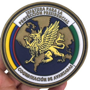 OEM/ODM Custom 3D Embossed Colombia Soft PVC Label Rubber Patch Iron-on Style Silicone Main Hat Accessories Custom Patch