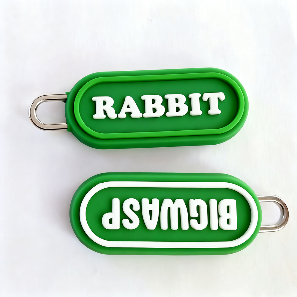 Custom Fashion Logo Pvc Rubber Zip Pullers Metal Accessories Nylon Zipper Sliders for Packaging Boxes for Small Business