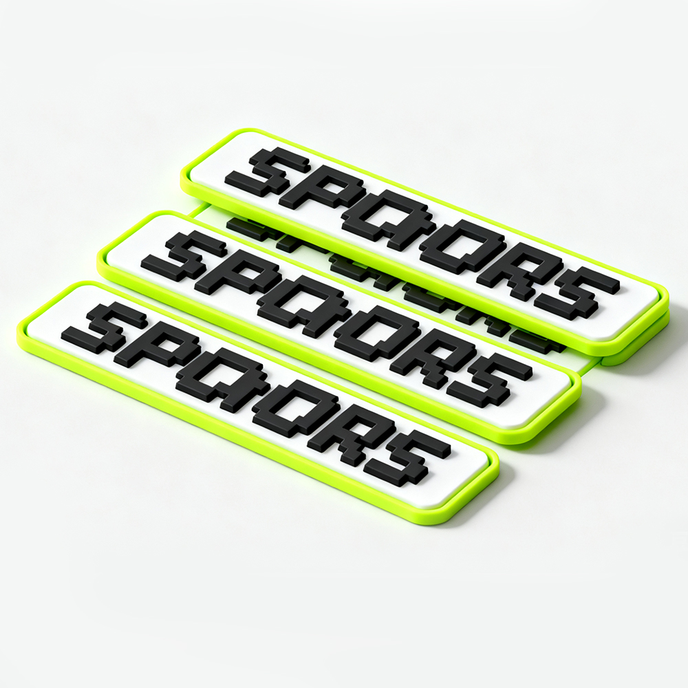 Manufacturer Designer 3D Silicone Brand Label Made Sewing Custom Pvc Label Logo Rubber Patches for Clothing