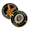 Factory Wholesale Custom Design Your Own Metal Soft Hard Enamel Naval Station Rota Tactical Leadership Program Tlp Spain Challenge Coins