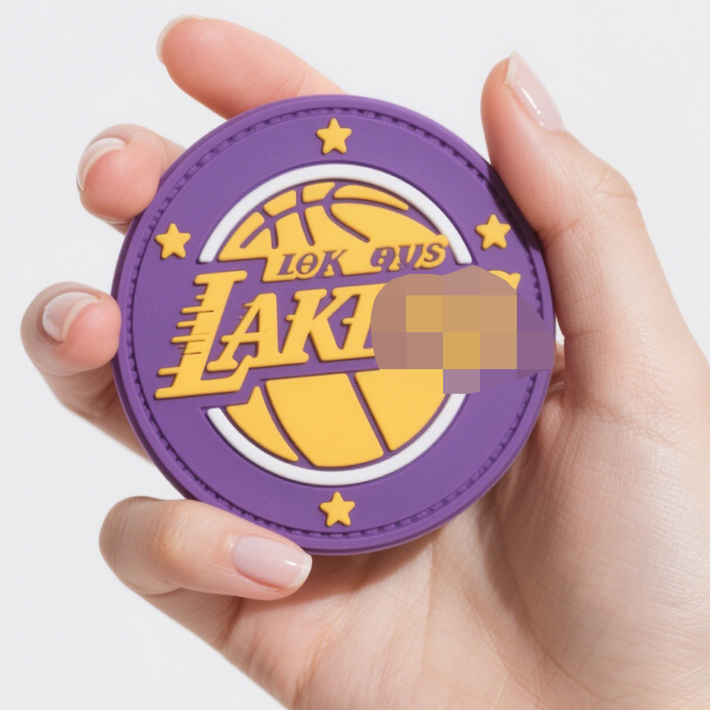 Customized Pvc Rubber Patch Pvc Patches 3d Rubber Silicone Sports Basketball Team Patch Labels for Clothing
