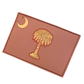 Fashion Design Soft PVC Patch Saudi National Day 2025 SRT GIPN Moon Tree View Pvc Patch