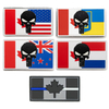 PVC Patches Custom Canada Tactical 3D/2D Rubber Debossed Design Garment Soft Silicone Rubber Label Flag K9 Patches for Clothing
