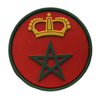 Custom 3D Soft Rubber PVC Silicone Embossed Royal Moroccan Air Force PVC Patches Tag logo for Clothing Transparent PVC Patch