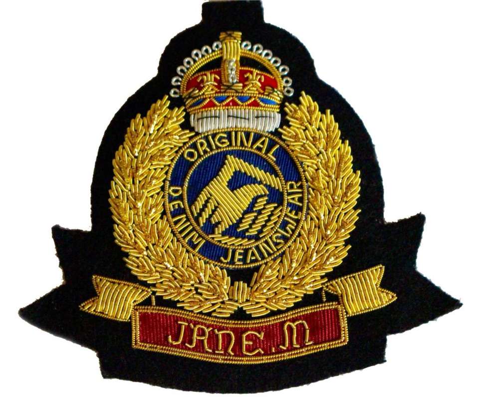 Custom Royal Britain Military hat Embroidery Patch