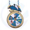 Custom Gold Medal Lanyard Enamel Epoxy Carnival Medal Medallion