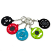 3D Mini Fitness Key Chain Customized Logo Gym Workout Keychains 3D Rubber PVC Sport Bottle Keychain