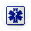 STAR OF LIFE PVC PATCH