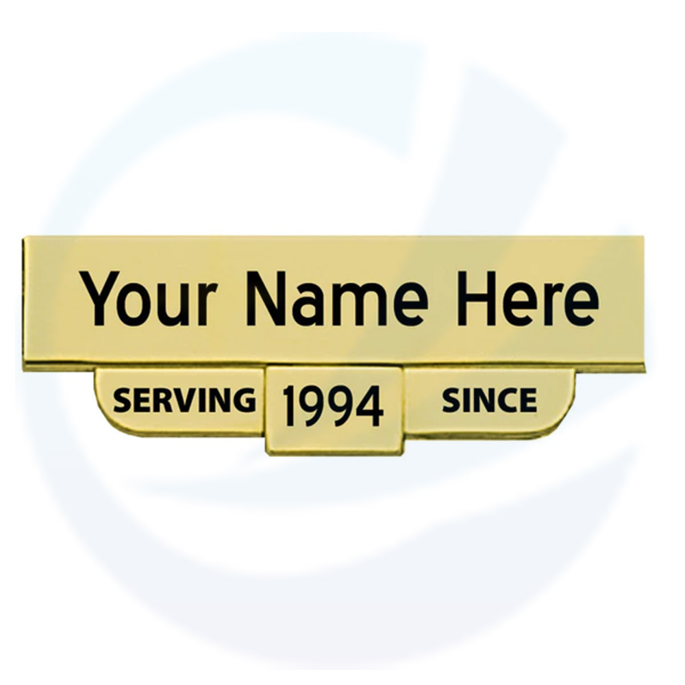 ENGRAVED "SERVING SINCE" NAME PLATES