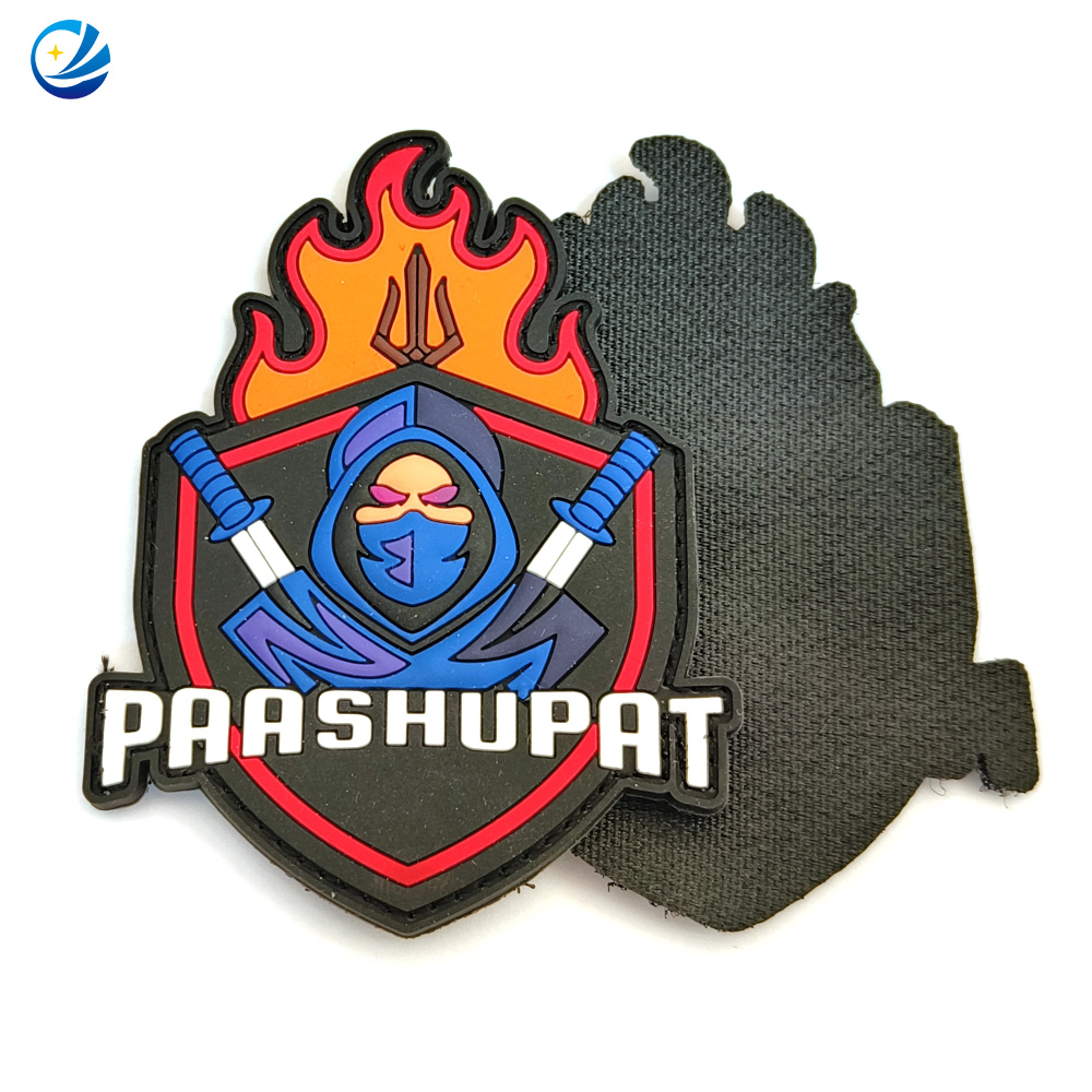 police bulk orange PVC Patch