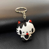 Wholesale Cheap Custom Logo Keyring 2D 3D Silicone Rubber Soft PVC Keychain