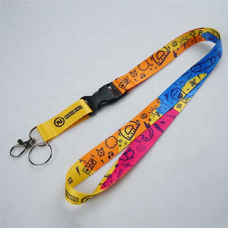 Flat Polyester Cheap Personalize Single Custom Sublimation Lanyards With Logo