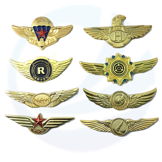 Custom Metal Pilot Wings Pin Badge