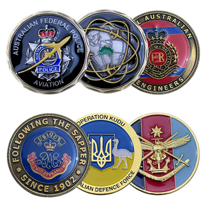 Custom Australian Aviation Challenge Coin – 3D Embossed Collectible Emblem for Aviation Fans and Collectors