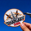 Dubai Flight Wing PVC Patch – Durable Embossed Rubber Emblem with Velcro Back