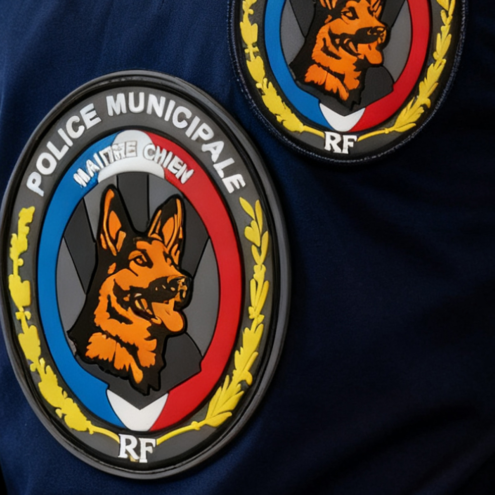 Unique Municipal Canine Badge for Enthusiasts