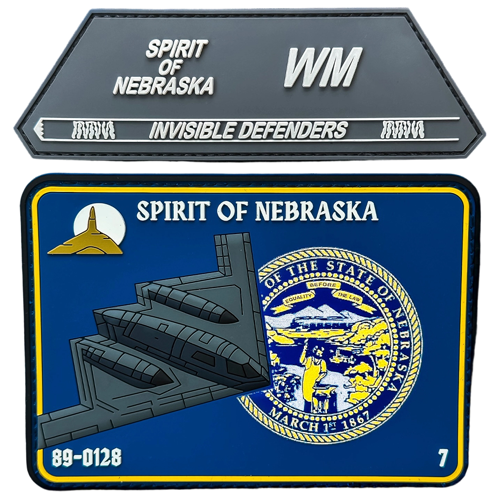 Spirit of America PVC Patch Set – 3D Soft Rubber Emblem, Hook & Loop, Waterproof Durable Custom Design