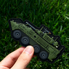 Custom Canada Light Armoured Vehicle PVC Patch – 3D Soft Rubber Tactical Morale Badge with Velcro Backing