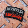 Viking Berserker Norse Tab Patch Durable PVC Rubber Badge Hook Backing Custom Gear Decoration