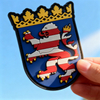 Germany HESSEN Region PVC Rubber Patch 3D Embossed Soft Label Custom PVC Emblem for Clothing and Collectors