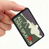 Funny All Lives Splatter PVC Patch – 3D Rubber Hook Loop Badge for Outdoor Packs EDC Gear Accessories